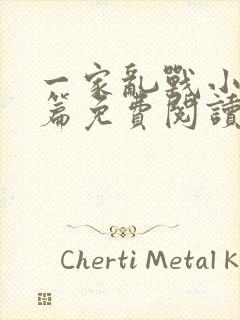 一家乱战小说全篇免费阅读