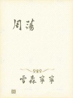 周荡封面