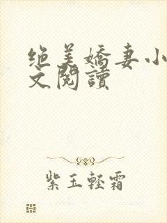 绝美娇妻小说全文阅读