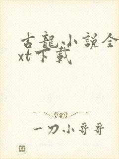 古龙小说全集txt下载