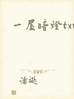 一屋暗灯txt