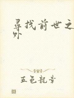 寻找前世之旅番外封面
