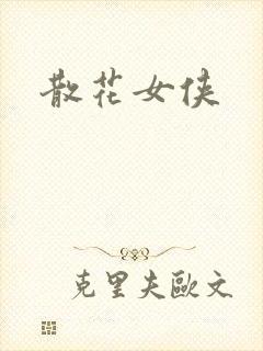 散花女侠封面