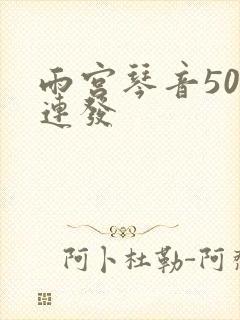 雨宫琴音500连发