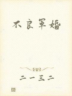 不良军婚封面