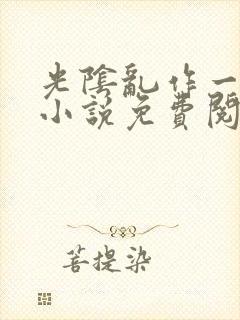 光阴乱作一团的小说免费阅读