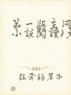 第一版主网(在小说阅读)免费阅读