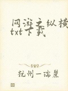 网游之纵横天下txt下载封面