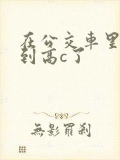 在公交车里c弄到高c了封面