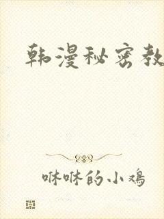 韩漫秘密教学