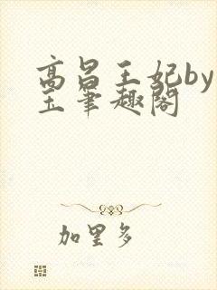 高昌王妃by黛玉笔趣阁