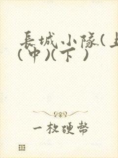 长城小队(上)(中)(下 )封面