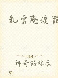 乱云飞渡 艳姨封面