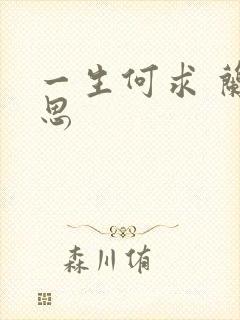 一生何求 兰思思