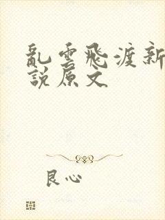 乱云飞渡新编小说原文封面