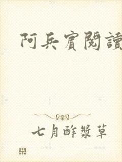 阿兵宾阅读目录
