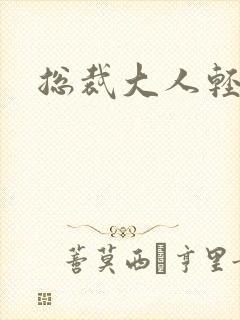 总裁大人轻一点封面