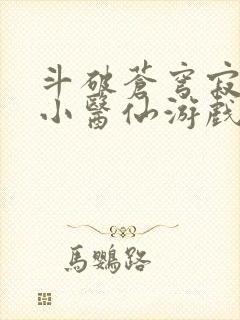 斗破苍穹寂寞的小医仙游戏世界