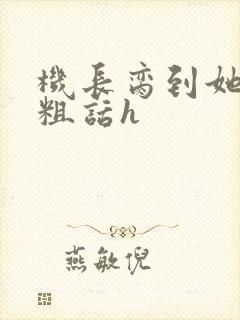 机长脔到她哭h粗话h