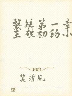 系统第一章给宿主破初的小说