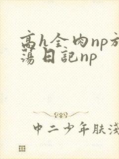 高h全肉np放荡日记np