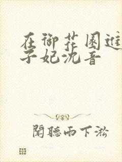 在御花园进入太子妃沈音