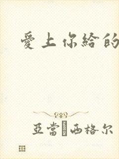 爱上你给的痛封面