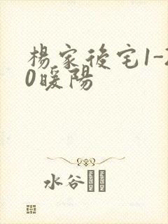 杨家后宅1-20暖阳