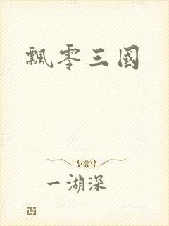 飘零三国封面