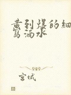 黄到爆的细节描写滴水