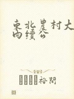 东北农村大炕乱肉续公封面