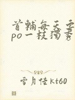 首辅每天要不够po一枝独秀全文