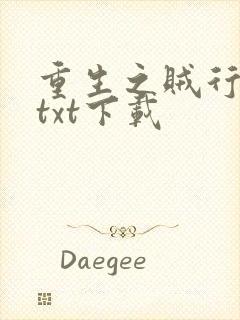 重生之贼行天下txt下载