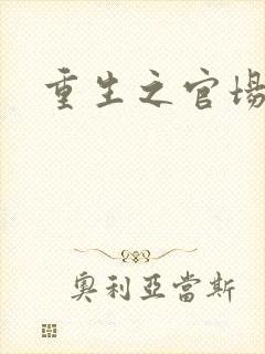 重生之官场风流