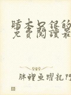 赌木口银的小说免费阅读最新