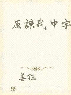 原谅我中字