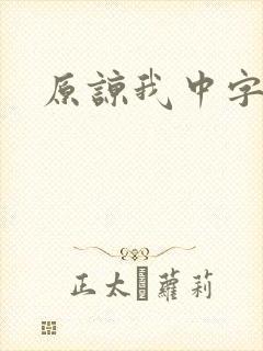 原谅我中字