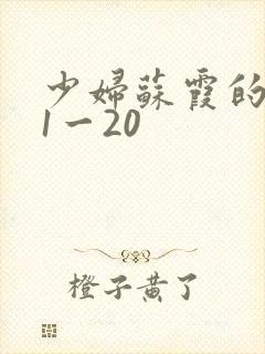 少妇苏霞的沉沦1一20