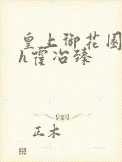 皇上御花园hlh霍冶臻封面