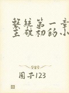 系统第一章给宿主破初的小说封面