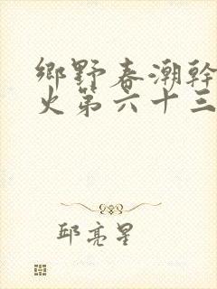 乡野春潮干柴烈火第六十三章