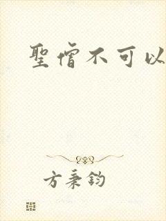 圣僧不可以封面