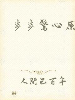 步步惊心原著封面