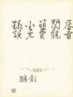 孙小萌闫辰的小说免费观看