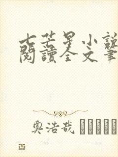 七芒星小说免费阅读全文笔趣阁