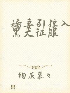 娇妻引狼入室被黑大征服封面