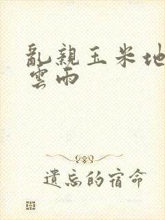 乱亲玉米地初尝云雨封面