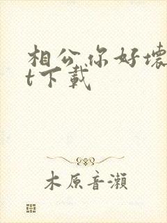 相公你好坏txt下载