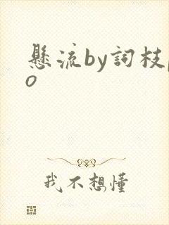 悬流by词枝po封面