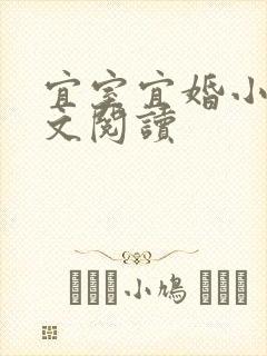 宜室宜婚小说全文阅读